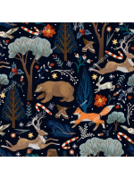 Набор упаковочной бумаги "Зимнее чудо. Ассорти" 100*70см