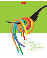 Тетрадь А5  80л кл. Hatber "Crazy food" белизна 98%