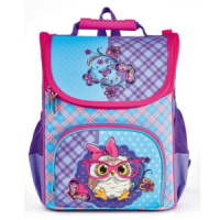Ранец школьный  Balance "Wise owl" 35*27*15см, полиэстер, 1 отд, 3 кармана, светоотраж.