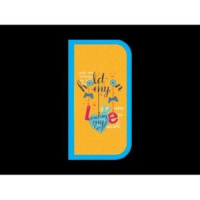 Пенал 3 отд. (190*105)   Сердечки-бантики, лам.