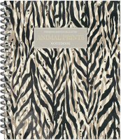 Тетрадь А5  96л кл. гребень Полином "Animal Prints" ВД-лак
