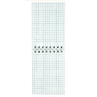 Блокнот А7  40л гребень "Скейтборд" клетка