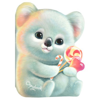 Блокнот 180*255мм  40л скоба "Коала" точка, вырубка