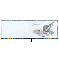 Книга для кулинарных рецептов 221*136мм  96л., 7БЦ "Лимоны" мат.лам.