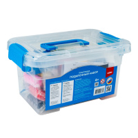 Подарочный набор теста для лепки "Пластишка" 10 цв.*24гр с магнитом