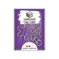 Головоломка металлическая 1 шт "Облако" 5 элемент.