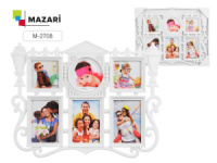 Фоторамка-коллаж пластик  6 фото, 48*38см