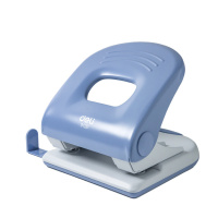 Дырокол Deli PRO  40 лист., металл, ассорти с линейкой