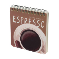 Блокнот 105*105мм пласт.обл.  60л "Pocket journal. Счастье в кофе" точка