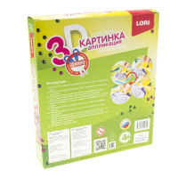 Картина из пайеток 3D "Ёжик" 19*22см 4+