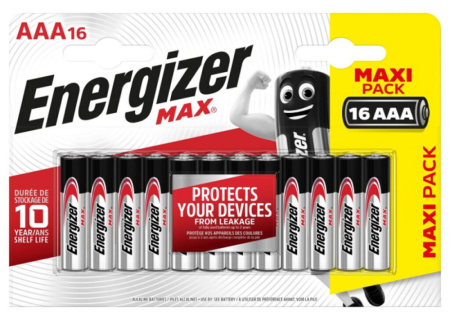 Батарейка LR-03 (ААА) ENERGIZER Max, блистер