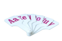 Веер "Английские гласные", европодвес