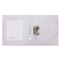 Регистратор А4  50мм PVC, Classic Lite. Pastel, персиковый, карман