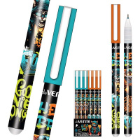 Ручка гелевая стираемая deVENTE "Hey Bro" синяя, 0,5мм