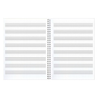 Тетрадь для нот А4 32л., вертик., гребень "Звукозапись"