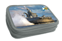 Пенал 2 отд. (205*125*40) молния, лам.картон "Десант"