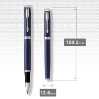 Parker IM Core Роллер Т321 Matte Blue CT F черные чернила