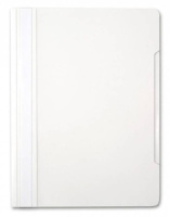 Скоросшив. пласт. прозр. верх.  белый, 0.12/0.16