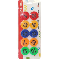 Магнит для доски 10шт 30мм "Numerals"