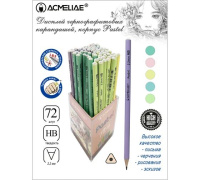 Карандаш  ACMELIAE HB Pastel трехгранный, цвет. корпус, дисплей