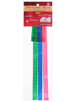 Закладки-ляссе самоклеящиеся А4 "Яркий горошек"