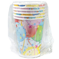 Стакан бум. "Шары" 250 мл, 6 шт.