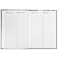 Ежедневник недат. А5  80л., 7БЦ "Современная абстракция" твин лак, холодная фольга