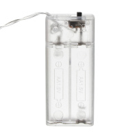 Гирлянда на батарейках с насадками  2м 10LED "Фонарь" батарейки 2*АА