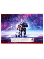 Альбом А4 40л скоба "Космонавт"  пл. 100 г/м