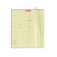 Тетрадь А5 12л лин. Erich Krause  пласт.обл. "Классика CoverPrо", ассорти MIX-PACK