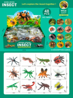 Резиновые животные "Насекомые" ассорти 23см