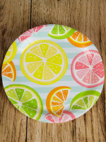 Тарелка бум. "Лимонад" 18 см, 6 шт.