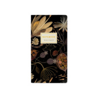 Записная книжка А6  30л. картон, мягк.пер. "Flora. Ночные цветы" кл.