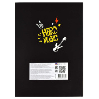 Тетрадь для нот А4 16л., вертик., скоба "Яркие рисунки"