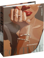 Тетрадь А5  80л кл. на кольцах Проф-Пресс "Модный портрет"