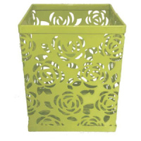 Стакан наст. "deVENTE" 8*8*10см, метал., квадратный, салатовый