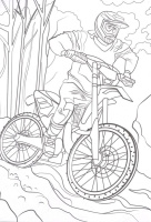 Раскраска "Крутые гонки" А5 16стр.