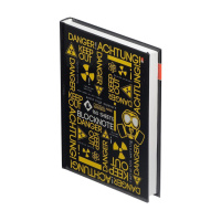 Блокнот А6 7БЦ 160л "Attention" клетка, глянц.лам.