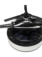 Ароматизатор в автомобиль 8*11см "Вертолет" на солн. батарее, серебро,аромат свежесть