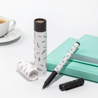 Ручка шар. BV "DreamWrite. Черно-белая романтика" синяя,  0,7мм, 3 вида