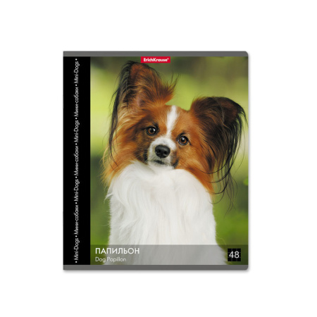 Тетрадь А5 48л кл. Erich Krause " Энциклопедия, Собаки мини-пород"