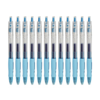 Ручка гелевая  Deli Arris автомат синяя, 0,7мм, рез.манжета