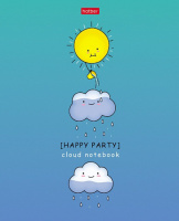 Тетрадь А5 24л кл. Hatber "Приключения маленького облачка" 5 диз.в спайке, мат.лам.,тисн,белизна100%