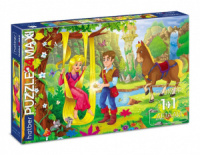Пазлы МАКСИ 24 элемента 330*480мм.  "Рапунцель"