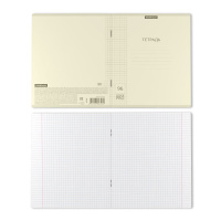 Тетрадь А5  96л кл. Erich Krause "CoverPrо Pastel,", пластик. обложка, желтая