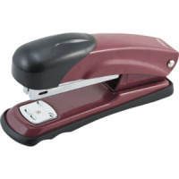 Степлер deVENTE №24/6, 26/6 до 25л, Liquid Metal, метал, бордовый
