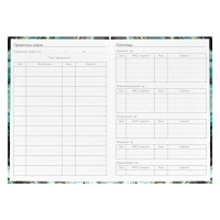 Ежегодник учителя А6+ 7БЦ 256л "Абстракция" глянц.лам., тисн.фольгой