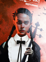 Скетчбук А5  40л., клеевой кор., 150гр/м2 "Wednesday madness" тв.подл.