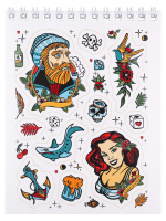 Альбом наклеек А6 8 стр., "Мои тату" Альбом наклеек А6 8 стр., "Мои тату"