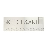 Скетчбук 250*179мм  48л., сшивка, 200гр/м2, "Sketch and Art. Horizont. Серый"